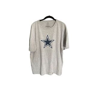 Fanatics men’s gray and blue Dallas Cowboys, short sleeve, T-shirt size XL